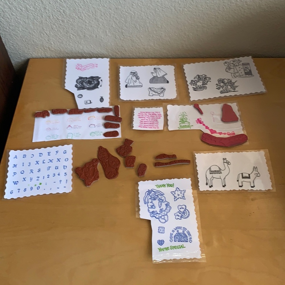 Stamp lot.